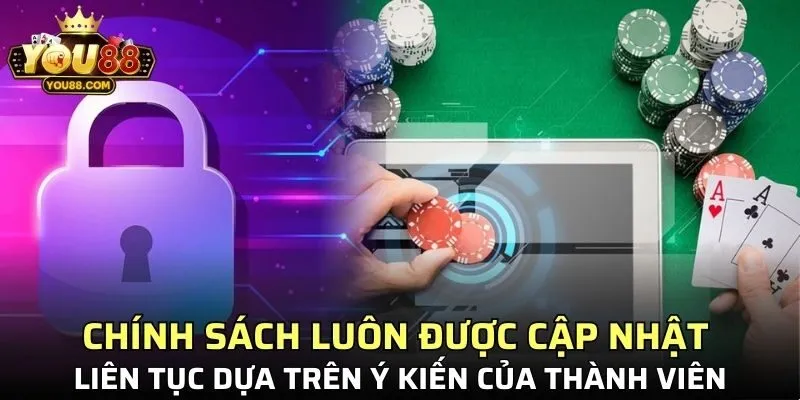 Chính sách luôn được cập nhật liên tục dựa trên ý kiến của thành viên