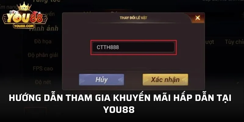 Hướng dẫn tham gia khuyến mãi hấp dẫn tại YO88 